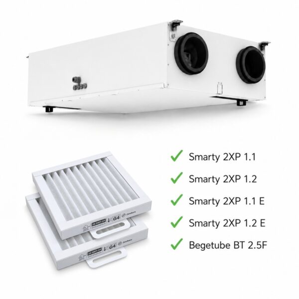 Filtri G4 + G4 compatibili con VMC Salda Smarty 2XP