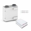 ASPIRLIGHT 140 HV / ASPIRLIGHT 200 HV – Compatible Filter Set 2 × ePM1 60% (F7 + F7), 225 × 175 × 23 mm
