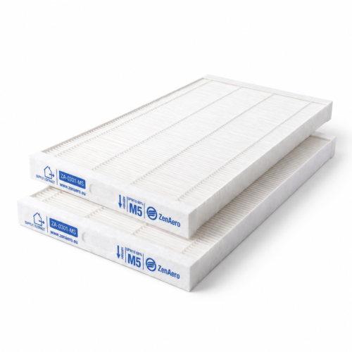 Vortice VORT 350 AVEL / VORT 350 AVEL H / VORT 550 AVEL – Set di filtri compatibili ePM10 60% + ePM10 60% (M5 + M5), 398 × 198 × 15 mm