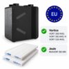 Unità VMC Vortice VORT 350 AVEL / VORT 350 AVEL H / VORT 550 AVEL con filtri di ricambio compatibili M5 + M5